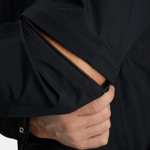 Foot Joy HydroLite Zip-Off Sleeves Rain Jacket - Picture 3 of 11